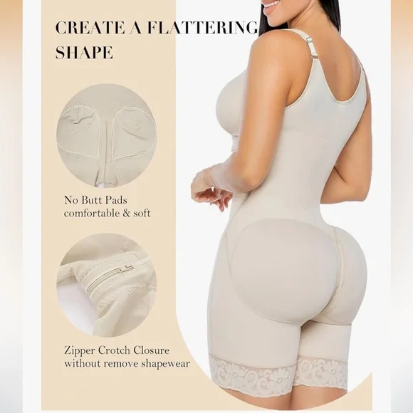 YIANNA Postpartum Shapewear for Women Tummy Control Butt Lifter Body Shaper - Picture 7 of 11
